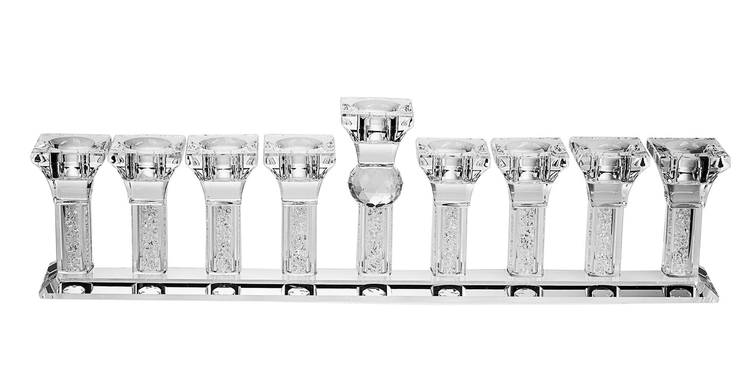 Crushed Crystal Menorah