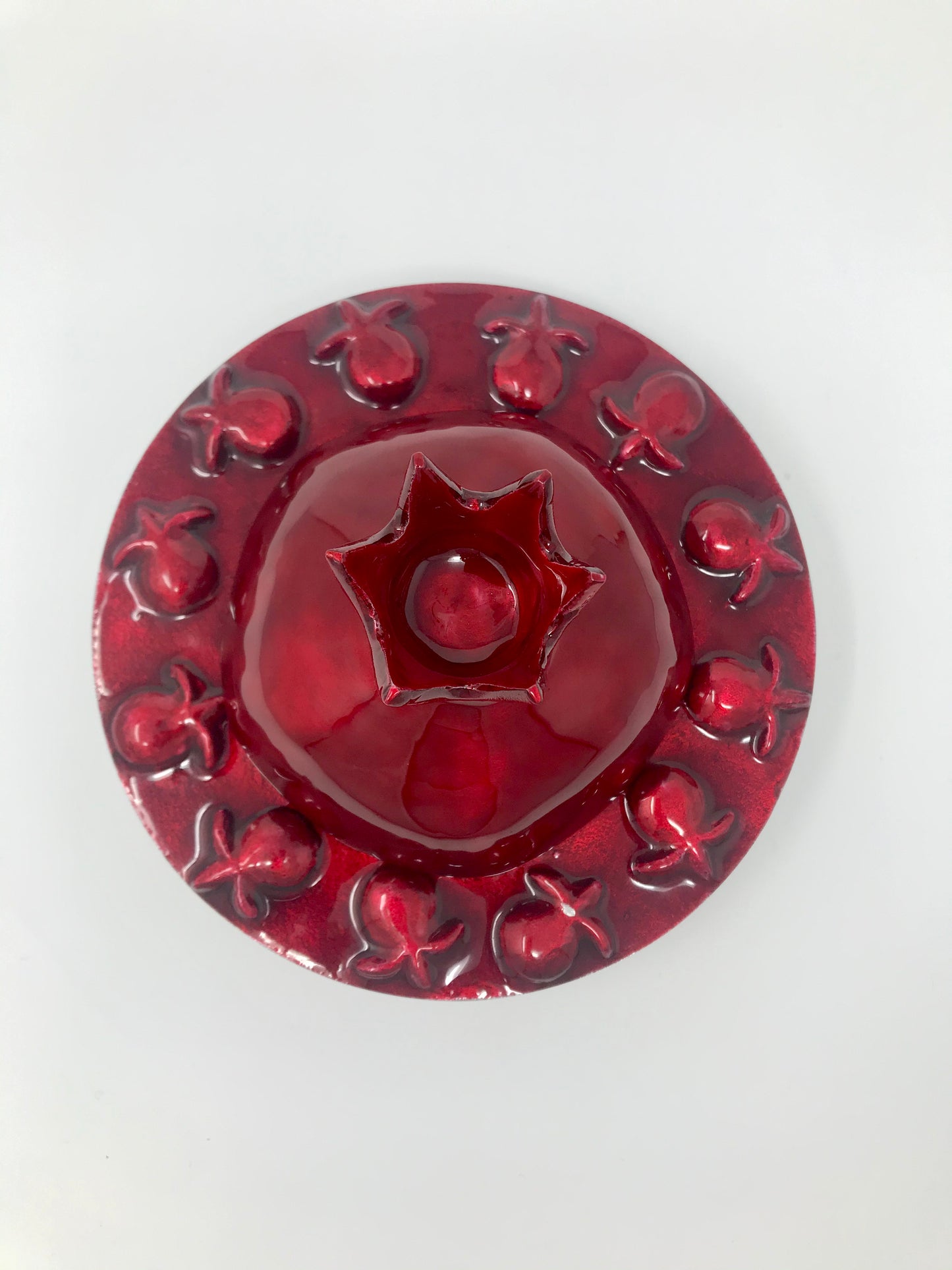 Emanuel Red Pomegranate Honey Dish