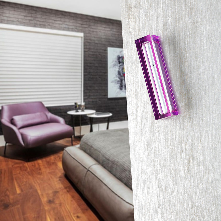 Purple Acrylic Apeloig Mezuzah Case