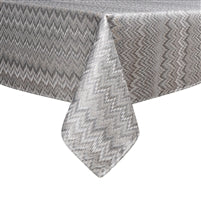 Light Zigzag Jacquard Tablecloth #1339