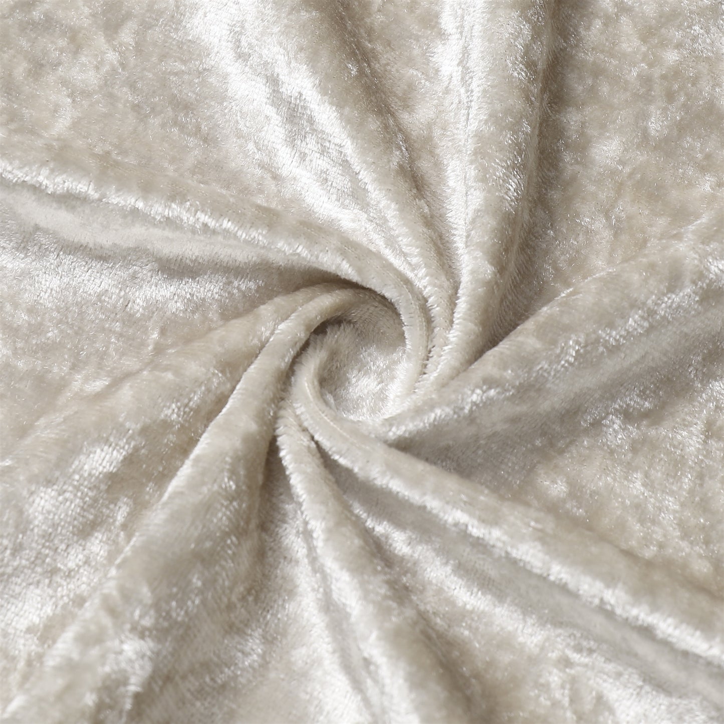 Cream Crushed Velvet Tablecloth #1404
