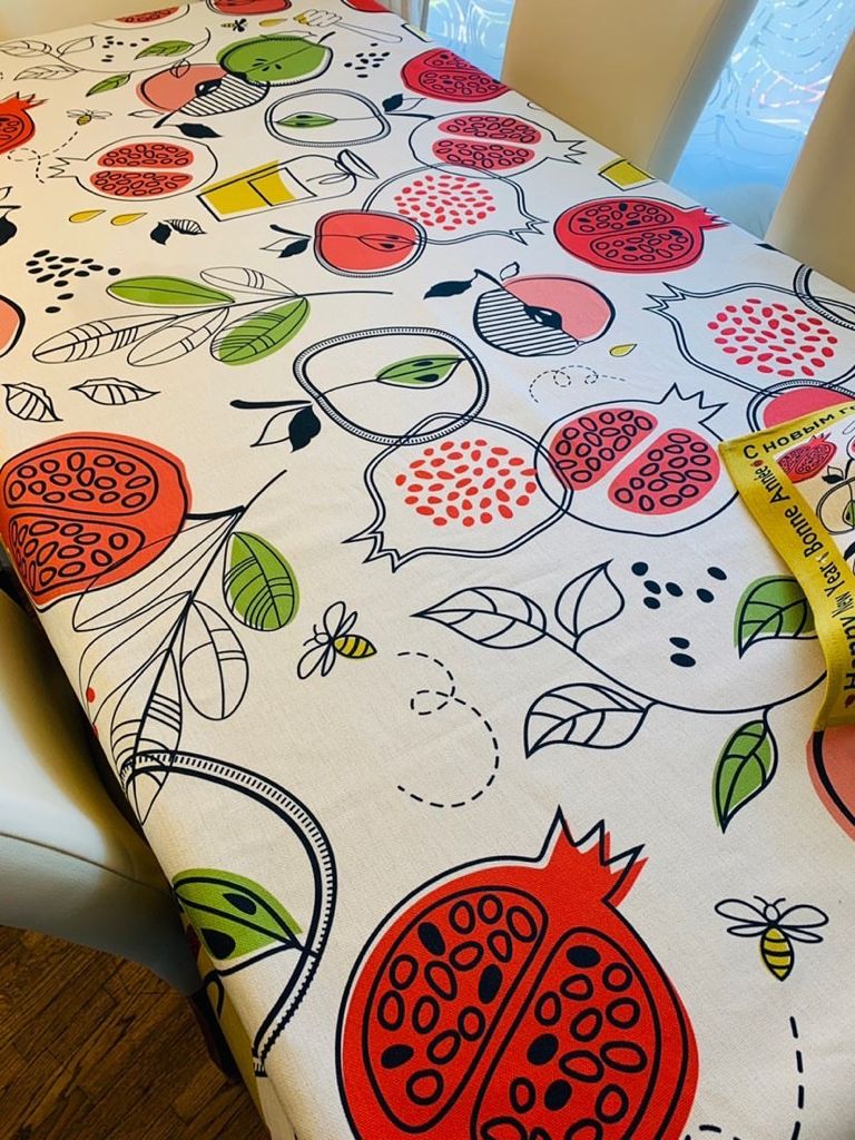 Apples Rosh Hashanah Tablecloth