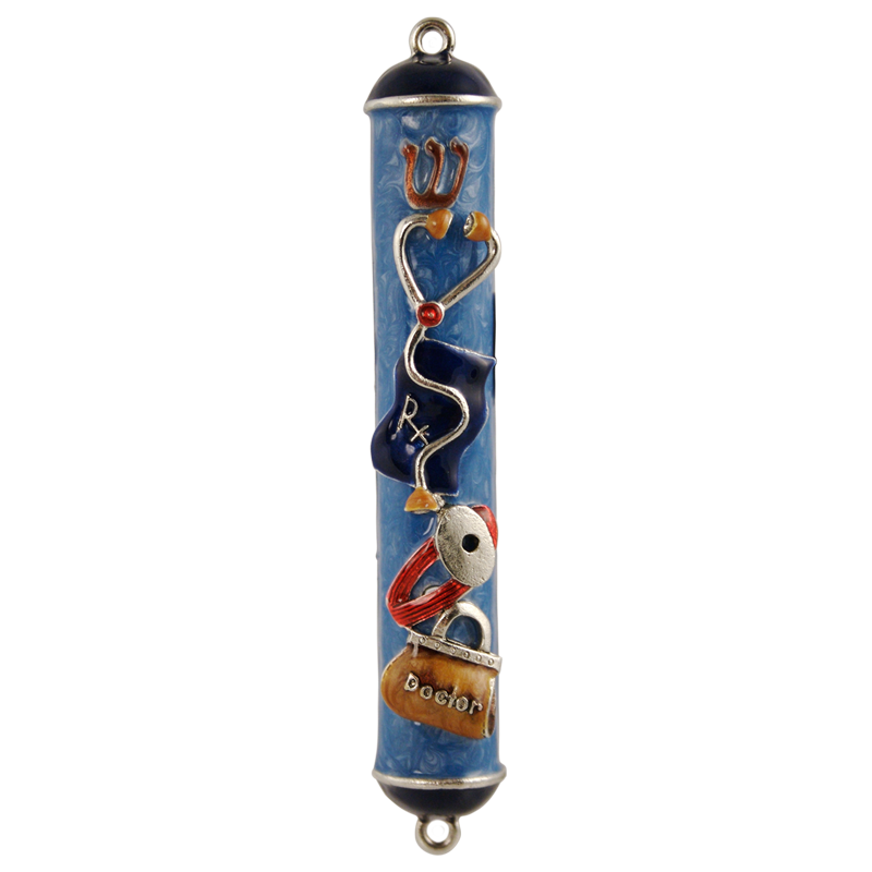 Whimsical Doctor Mezuzah