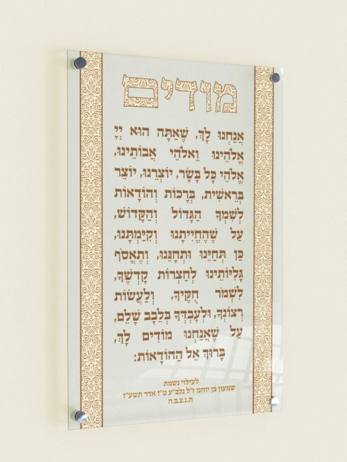 Modim D'rabanan Board-Transparent