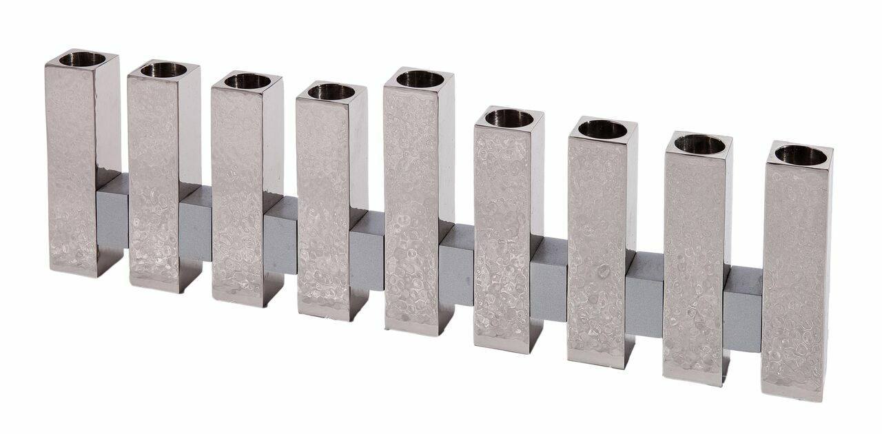 Emanuel  Bar Menorah-Silver
