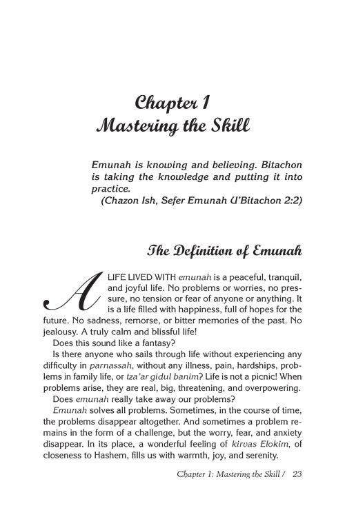 Just One Word—Emunah
