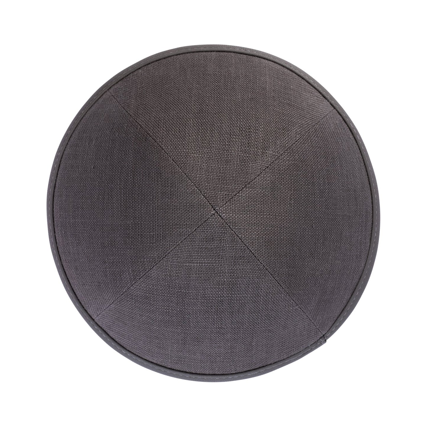 Gray Linen Kippah