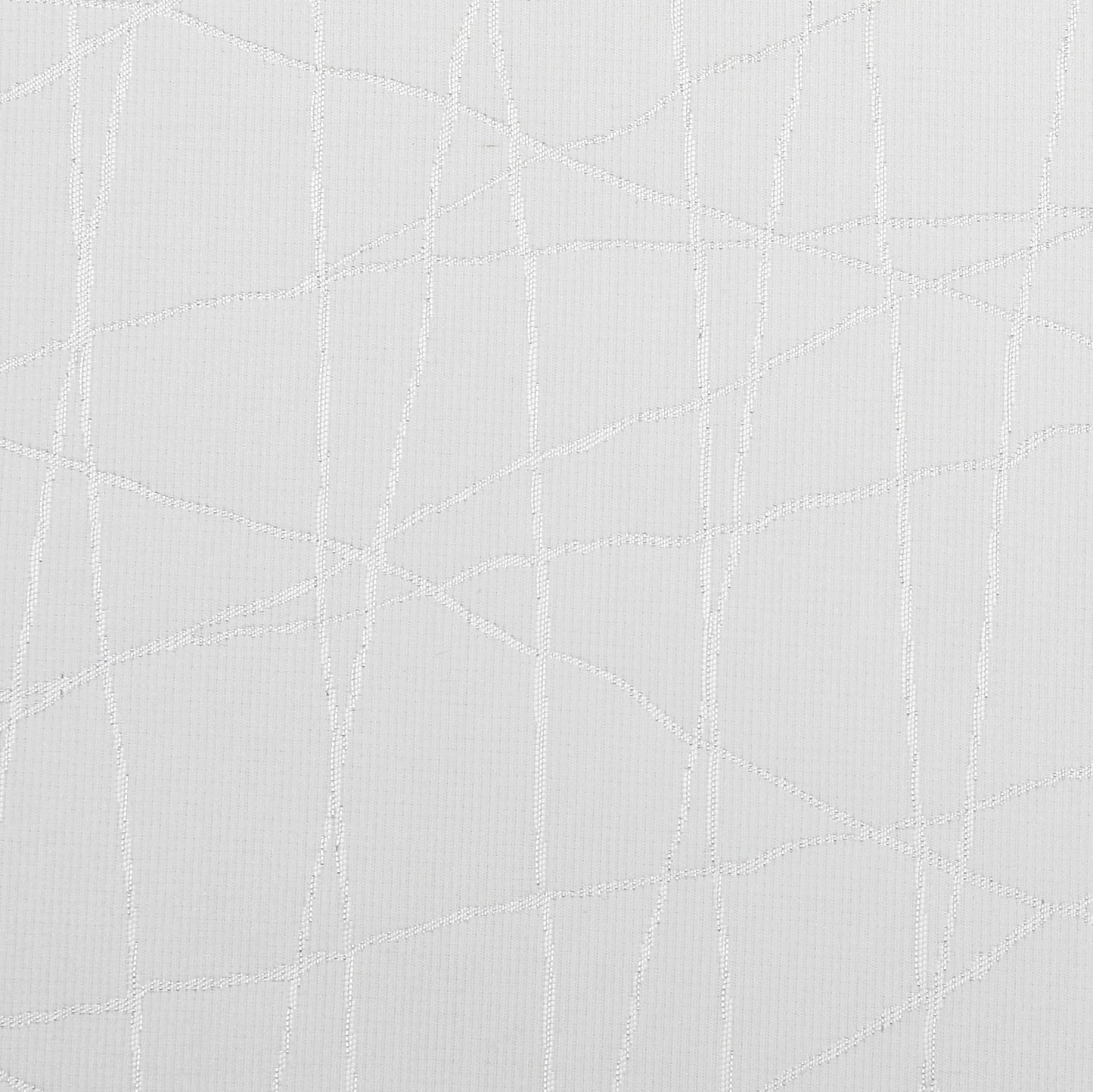 White/Silver Rays Jacquard Tablecloth #1333