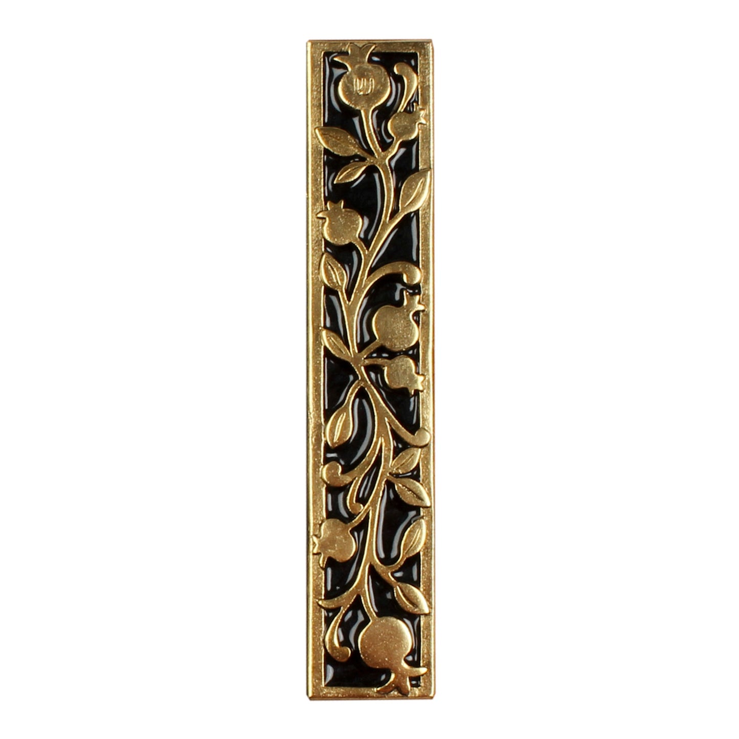 Two Tone Pomegranate Mezuzah Case
