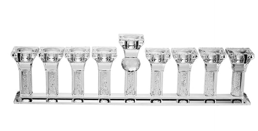 Crushed Crystal Menorah