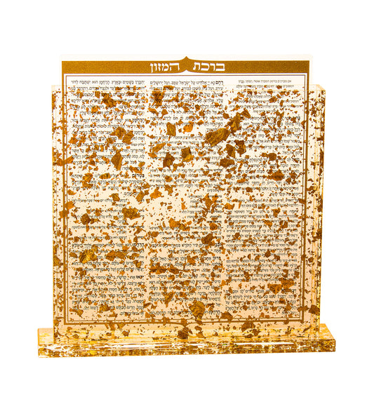 Gold Flake Lucite Bentcher Holder