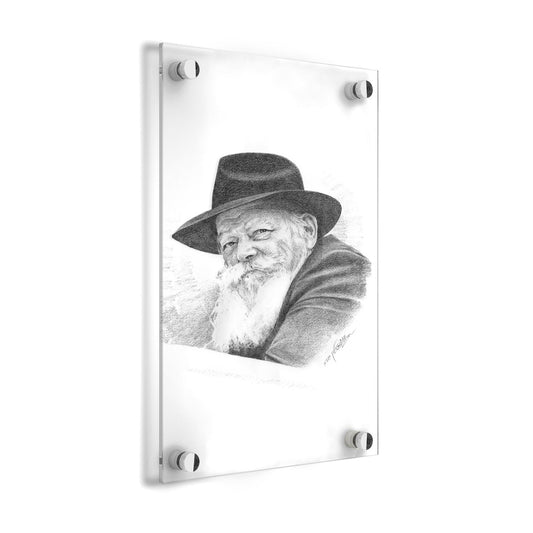 Lubavitcher Rebbe Lucite Wall Art