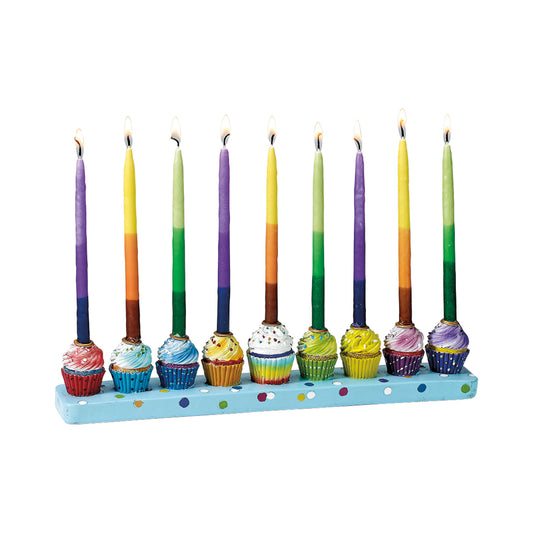 Cupcake Menorah