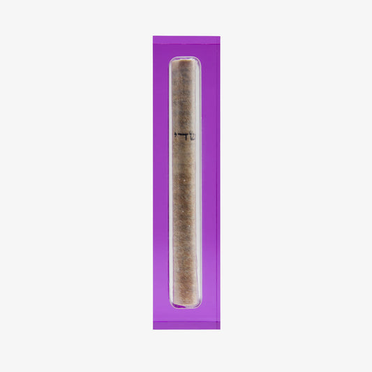 Purple Acrylic Apeloig Mezuzah Case