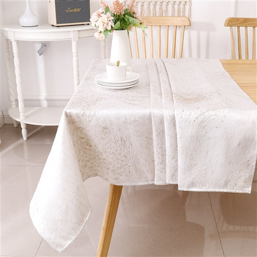Forest Gold Jacquard Tablecloth #1352