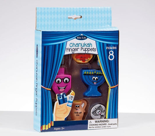 Chanukah Vinyl Finger Puppets