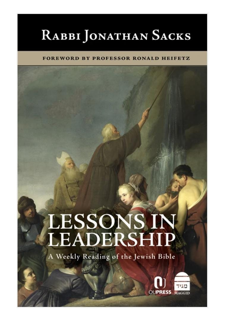 Lessons In Leadership- Rabbi Jonathan Sacks