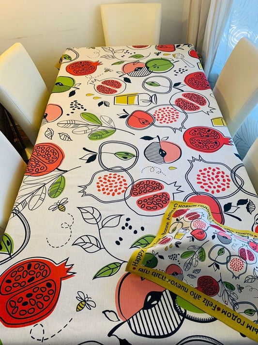 Apples Rosh Hashanah Tablecloth