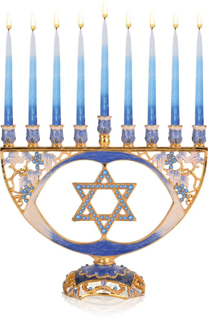 Jeweled Star Menorah