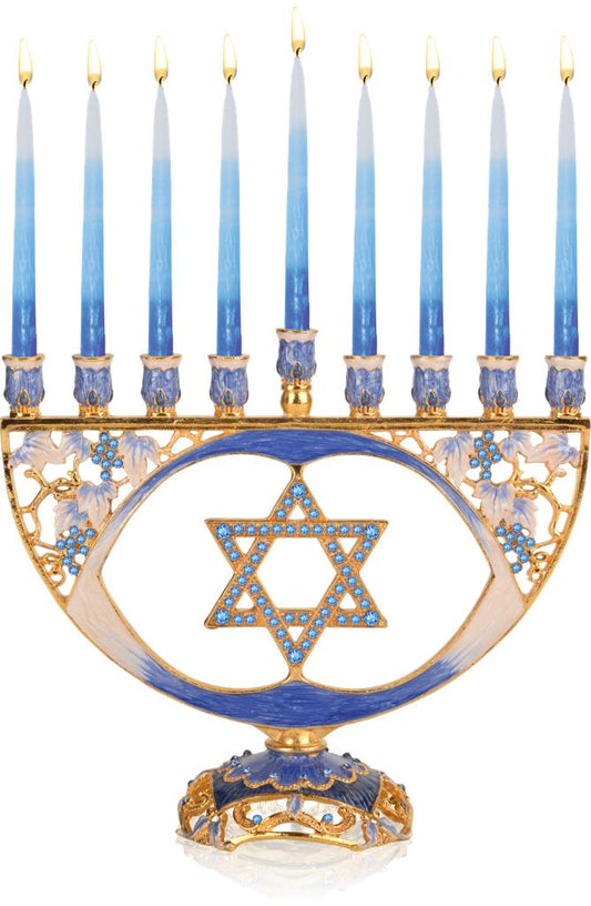 Jeweled Star Menorah