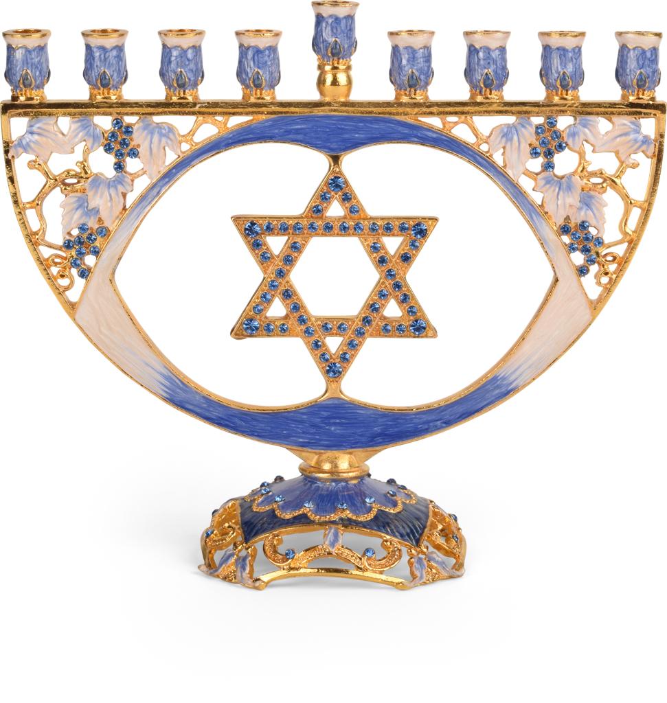 Jeweled Star Menorah