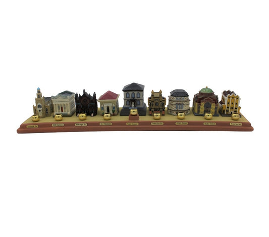 Miniature Synagogues Menorah