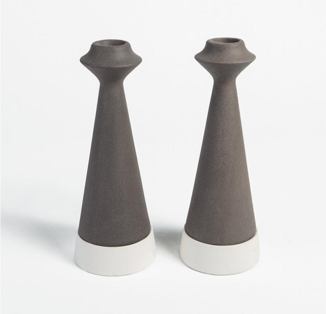 Lava Rock Modular Candlesticks