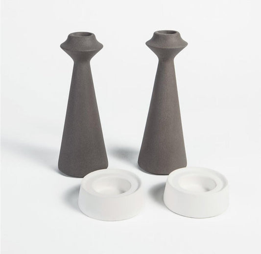 Lava Rock Modular Candlesticks