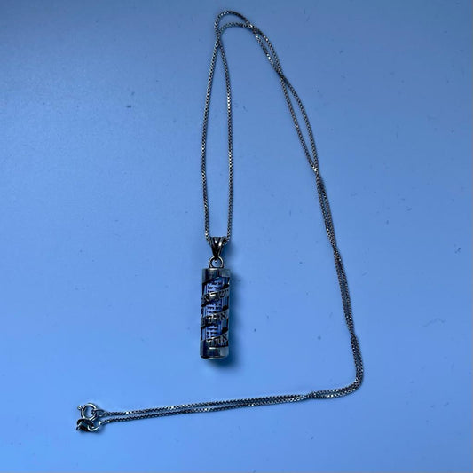 Sterling Scroll Necklace
