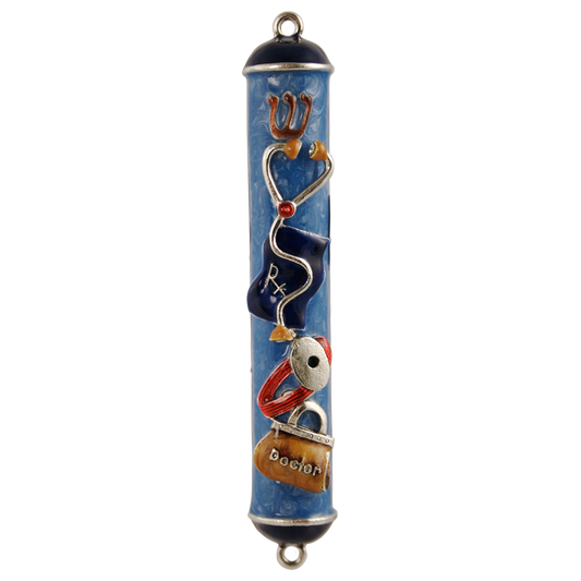 Whimsical Doctor Mezuzah