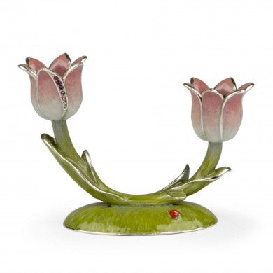 Double Tulip Candle Holders