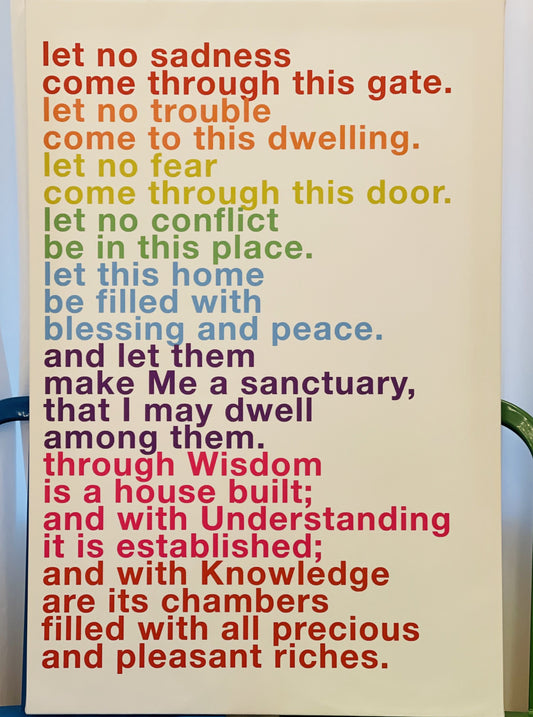 Birkat Habayit Wall Art in English