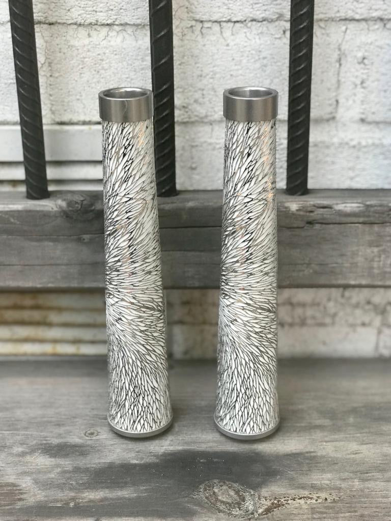 Metalace candle sticks