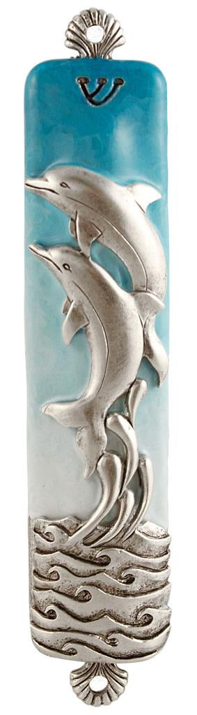 Dolphin Mezuzah Case