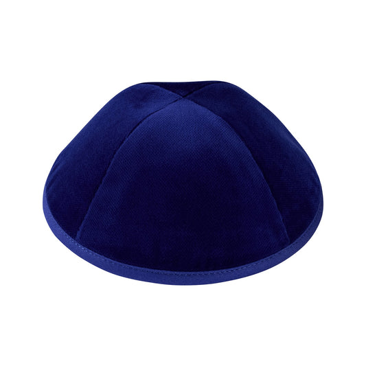 Royal Blue Velvet Kippah