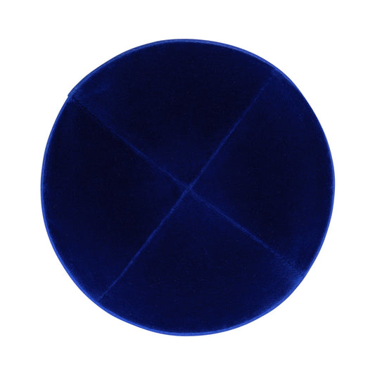 Royal Blue Velvet Kippah