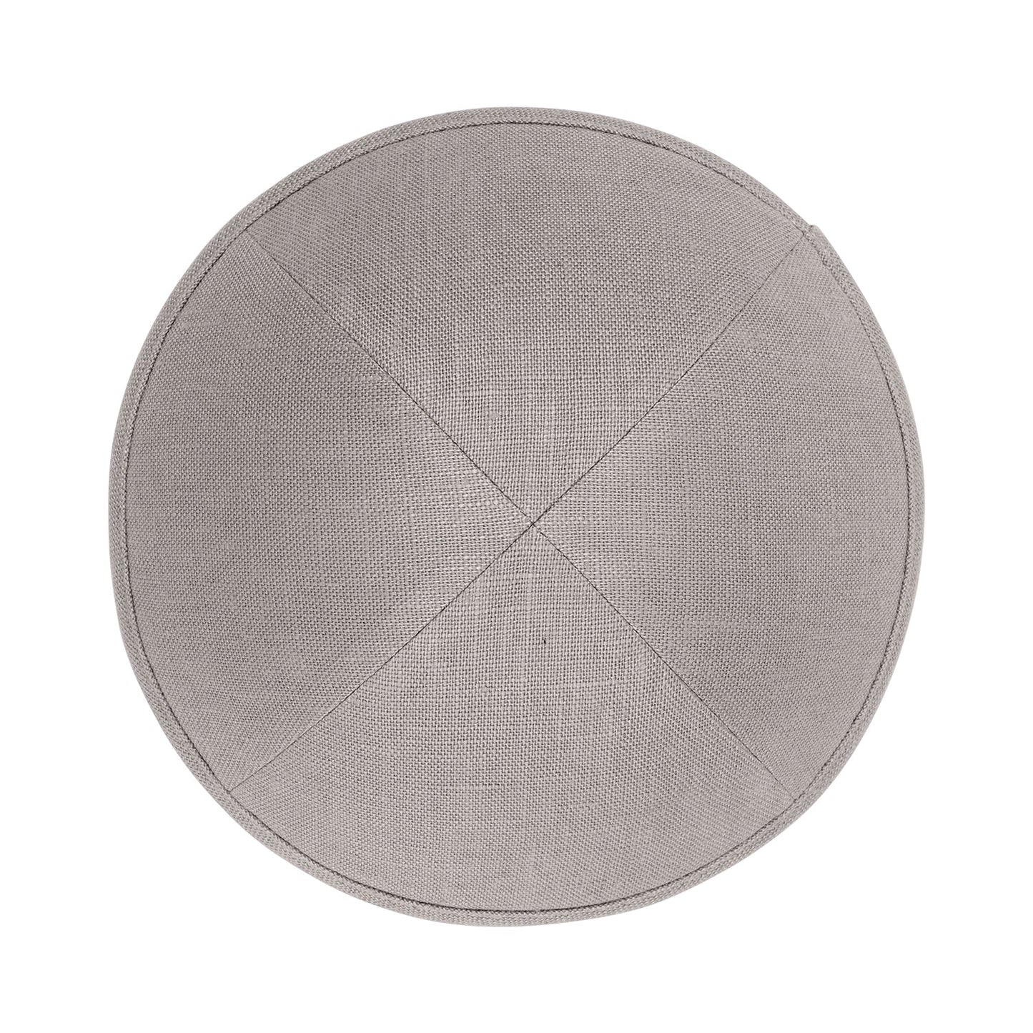 Light Gray Linen Kippah