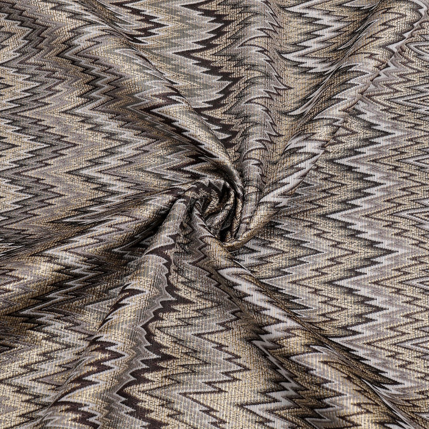 Dark Zigzag Jacquard Tablecloth #1340