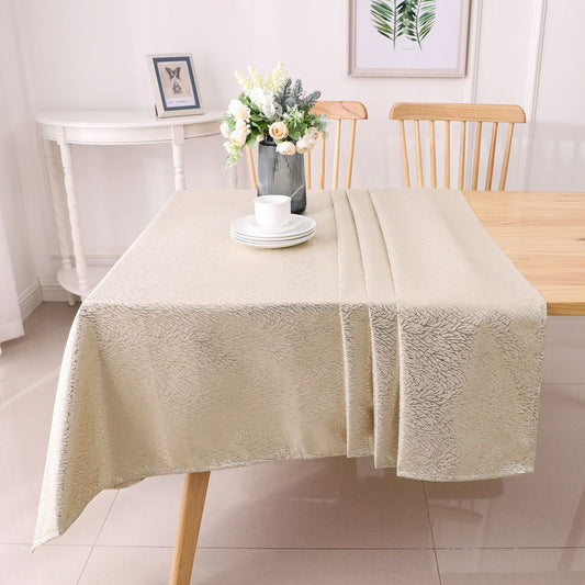 Gold Frost Jacquard Tablecloth #1342