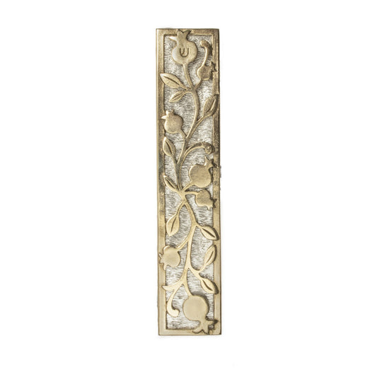 Two Tone Pomegranate Mezuzah Case